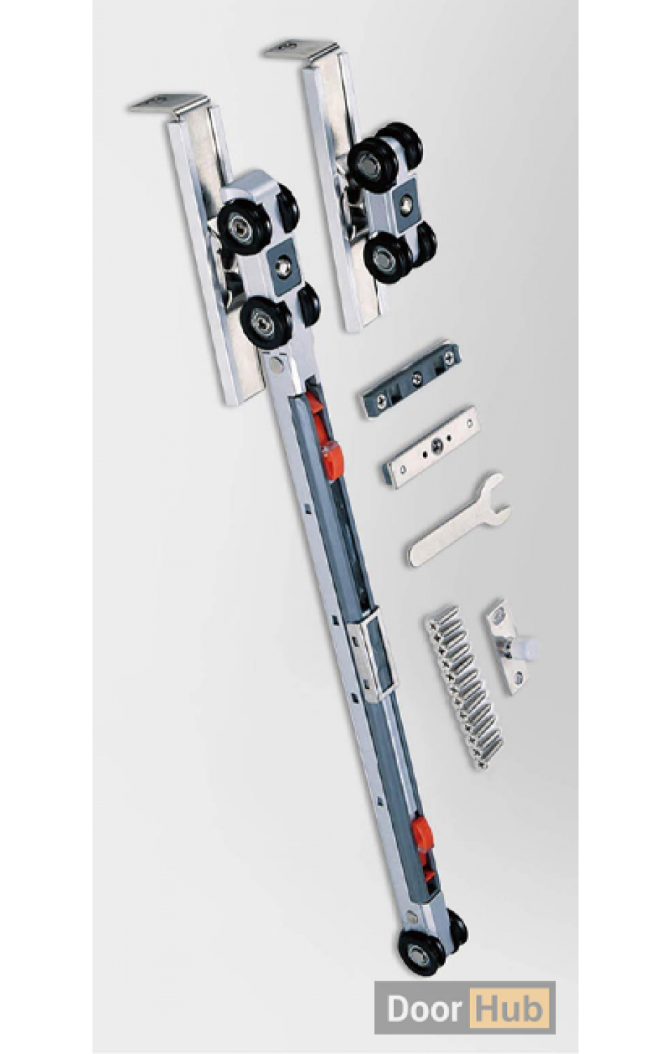 Sliding System DHYM4 2D UAE for Solid Wood Hanging Doors